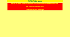 Desktop Screenshot of birdtoyman.com